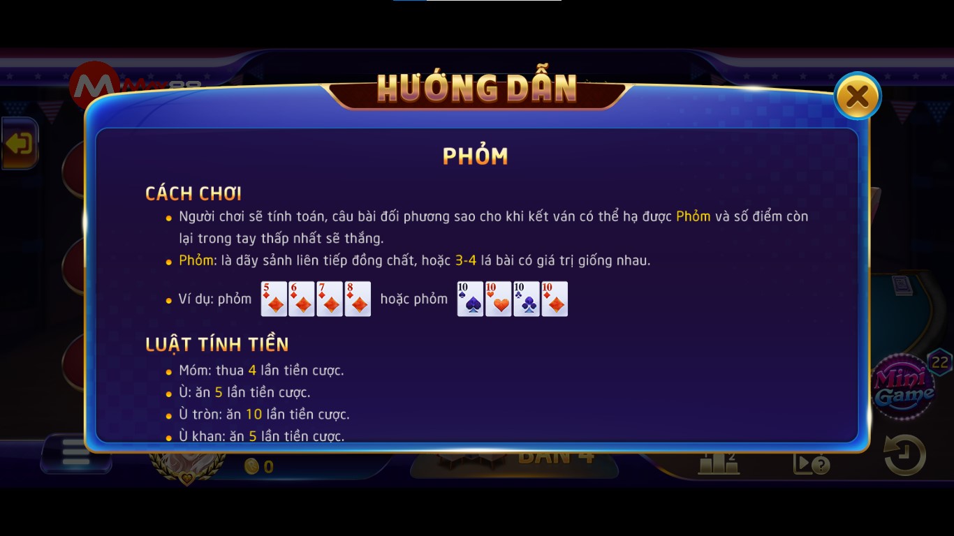 game bai doi thuong phỏm